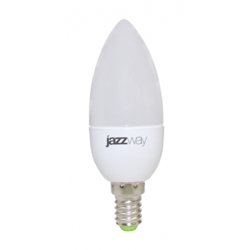 Лампа светодиодная PLED- ECO-C37 5w E14 3000K 400Lm 230V/50Hz Jazzway